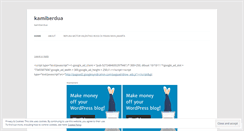 Desktop Screenshot of kamiberdua.wordpress.com