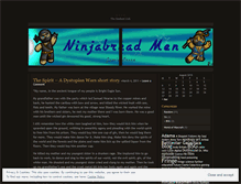 Tablet Screenshot of ninjabreadmen.wordpress.com
