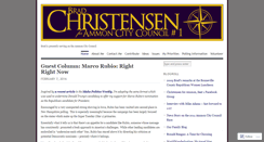 Desktop Screenshot of christensenforammon.wordpress.com