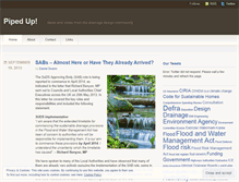 Tablet Screenshot of pipedup.wordpress.com