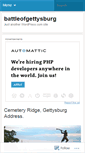 Mobile Screenshot of battleofgettysburg.wordpress.com