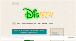 Desktop Screenshot of distech.wordpress.com