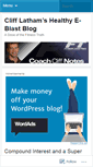 Mobile Screenshot of clifflatham.wordpress.com