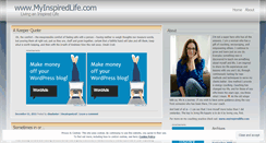 Desktop Screenshot of livinganinspiredlife.wordpress.com