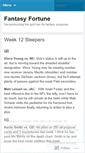 Mobile Screenshot of fantasyfortune.wordpress.com