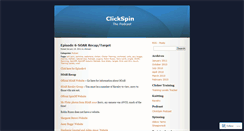 Desktop Screenshot of clickspin.wordpress.com