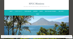 Desktop Screenshot of npucmissions.wordpress.com