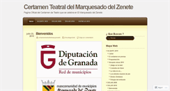 Desktop Screenshot of certamenteatraldelmarquesado.wordpress.com