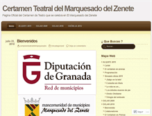 Tablet Screenshot of certamenteatraldelmarquesado.wordpress.com