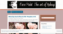Desktop Screenshot of facepaintofsl.wordpress.com