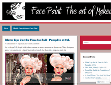 Tablet Screenshot of facepaintofsl.wordpress.com