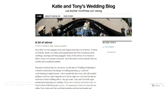 Desktop Screenshot of katieandtony2010.wordpress.com