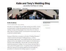 Tablet Screenshot of katieandtony2010.wordpress.com