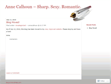 Tablet Screenshot of annecalhoun.wordpress.com