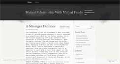 Desktop Screenshot of outlookmoneymutualfunds.wordpress.com