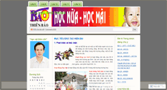 Desktop Screenshot of hoahoc77.wordpress.com