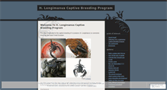 Desktop Screenshot of longimanus.wordpress.com