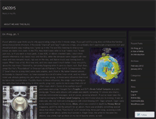 Tablet Screenshot of cacosys.wordpress.com
