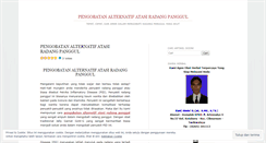 Desktop Screenshot of pengobatanalternatifatasiradangpanggul.wordpress.com