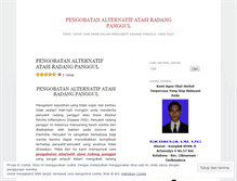 Tablet Screenshot of pengobatanalternatifatasiradangpanggul.wordpress.com