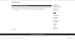 Desktop Screenshot of neilbrewer.wordpress.com