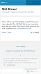 Mobile Screenshot of neilbrewer.wordpress.com