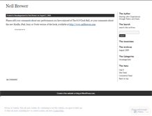 Tablet Screenshot of neilbrewer.wordpress.com