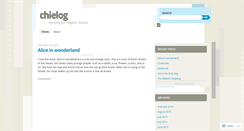 Desktop Screenshot of chielog.wordpress.com