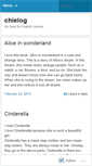 Mobile Screenshot of chielog.wordpress.com