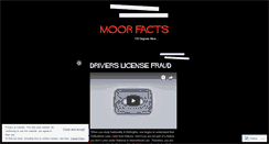 Desktop Screenshot of moorfacts.wordpress.com