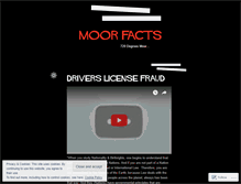 Tablet Screenshot of moorfacts.wordpress.com