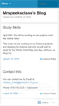 Mobile Screenshot of mrspeeksclass.wordpress.com