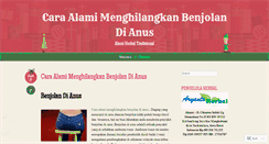 Desktop Screenshot of caraalamimenghilangkanbenjolandianus.wordpress.com