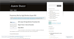 Desktop Screenshot of jasondaily.wordpress.com