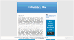 Desktop Screenshot of erotikkizlar.wordpress.com