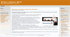 Desktop Screenshot of holzbilderrahmen.wordpress.com