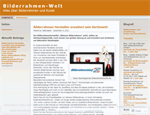 Tablet Screenshot of holzbilderrahmen.wordpress.com
