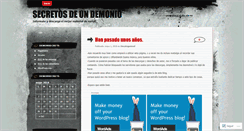 Desktop Screenshot of demonsecrets.wordpress.com