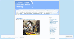 Desktop Screenshot of learnfrenchwiththebible.wordpress.com