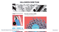 Desktop Screenshot of halloweenswimteam.wordpress.com