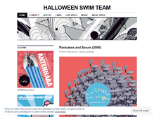 Tablet Screenshot of halloweenswimteam.wordpress.com