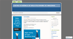 Desktop Screenshot of biblioteconomiaufam.wordpress.com