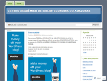 Tablet Screenshot of biblioteconomiaufam.wordpress.com