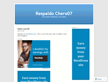 Tablet Screenshot of chero07.wordpress.com