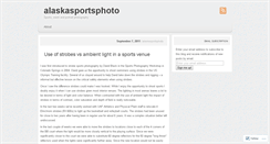 Desktop Screenshot of alaskasportsphoto.wordpress.com