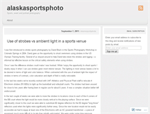 Tablet Screenshot of alaskasportsphoto.wordpress.com