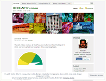 Tablet Screenshot of herianto.wordpress.com