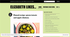 Desktop Screenshot of elizabethlikes.wordpress.com