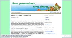 Desktop Screenshot of novospesquisadores.wordpress.com