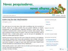 Tablet Screenshot of novospesquisadores.wordpress.com